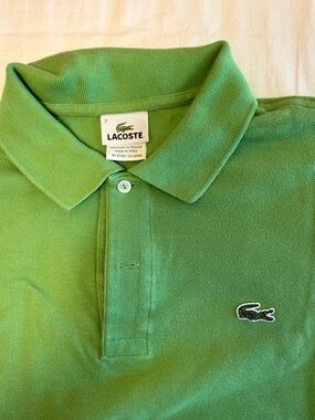 Lacoste Bright Green Polo Shirt with Crocodile Emblem